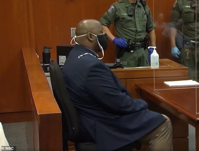 Stubblefield (pictured in court on Monday) now faces up to life in prison on rape charges