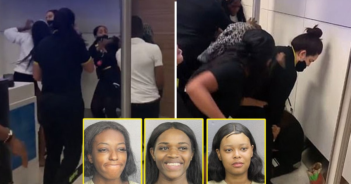 adsfadsf.jpg?resize=1200,630 - 3 Women Arrested For Brutally Attacking Spirit Airlines’ Staff After Flight Delay At Florida Airport