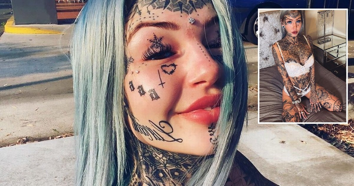 amber luke2.jpg?resize=1200,630 - Insolite: une femme a dépensé 100.000 euros pour recouvrir son corps de tatouages