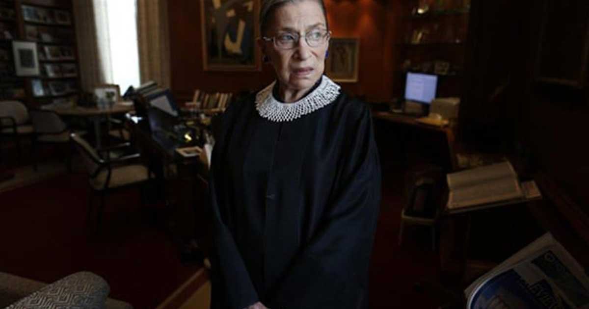 ap1 2.jpg?resize=412,275 - Ruth Bader Ginsburg Back In Hospital, Treated For Possible Infection