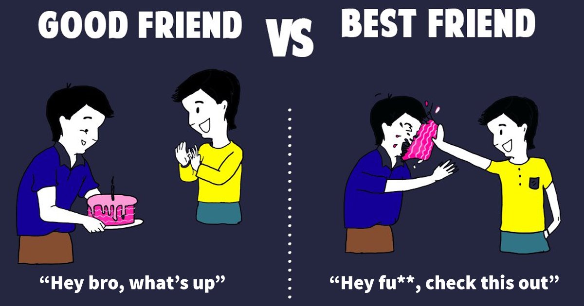 best friend vs friend.jpg?resize=412,275 - 10 Friends Vs Best Friends Hilarious Differences You Should Know