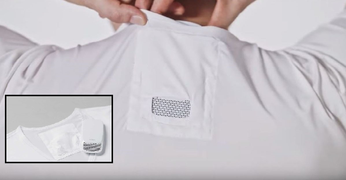 climatiseur sony.jpg?resize=1200,630 - Innovation: Sony vient de lancer un climatiseur de poche à glisser dans son t-shirt