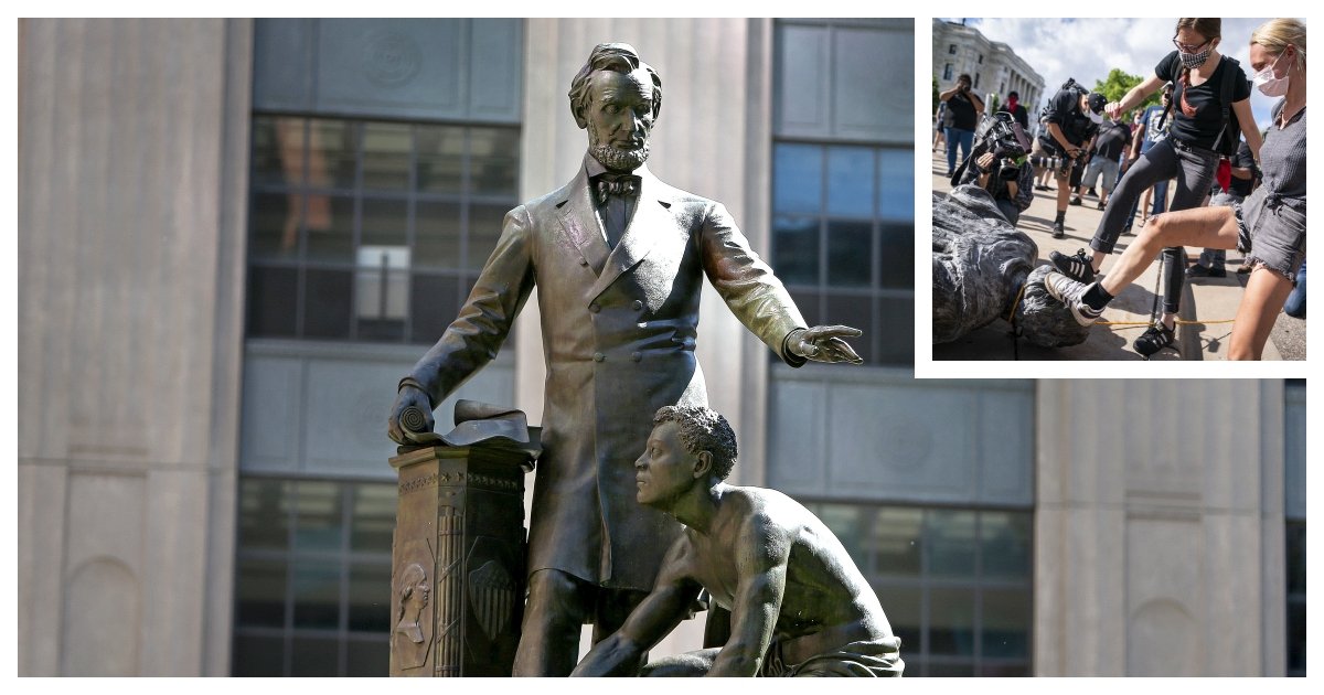collage 12.jpg?resize=1200,630 - Boston Art Commission Votes Unanimously to Remove A Statue of Lincoln