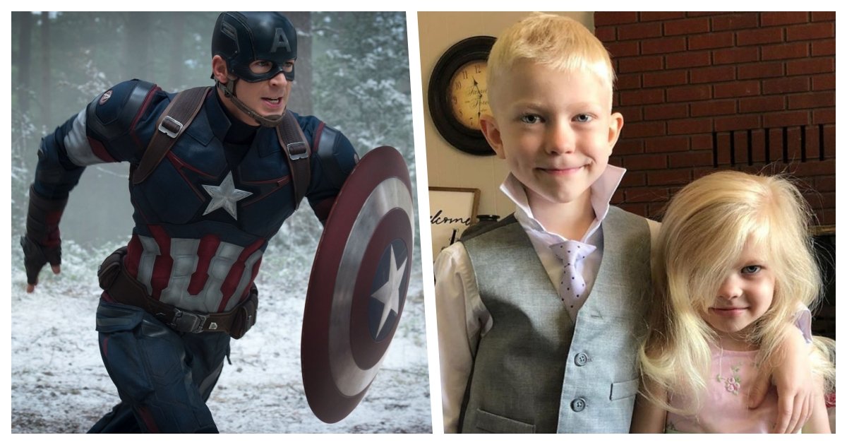 collage 44.jpg?resize=1200,630 - Chris Evans Gifts 6-Year-Old Boy Who Saved His Sister The Authentic Captain America Shield