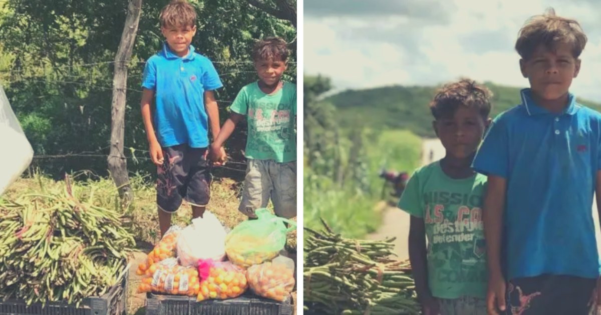 diseno sin titulo 71.png?resize=412,232 - Madre Abandonó A Sus Hijos De 6 y 7 Años Quienes Venden Verduras En La Calle Para Sobrevivir Junto A Su Padre