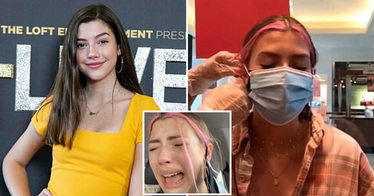 ear7.png?resize=412,232 - 16-Year-Old Actress Left In Hysterics After Her Face Mask Was Pierced Into Her Ear Along With An Earring