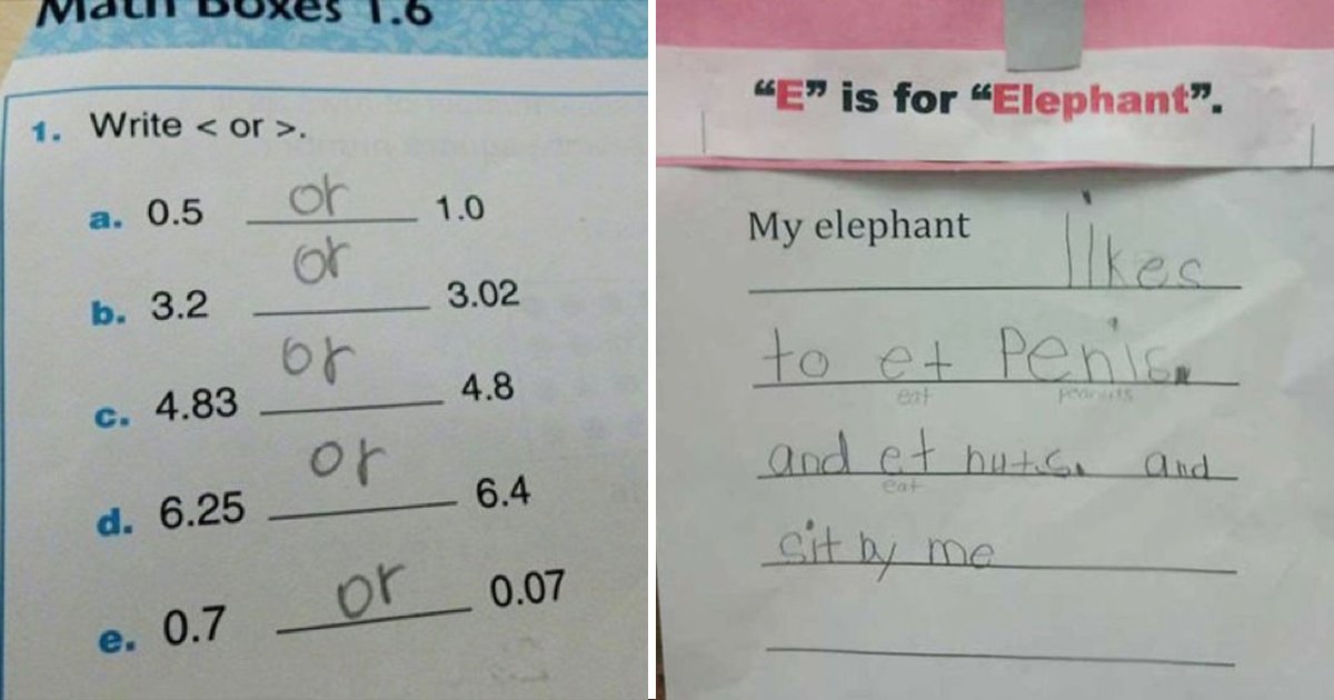 funny answers.jpg?resize=1200,630 - These 9 Funny Test Answers By Children Will Give You A Laughter Therapy