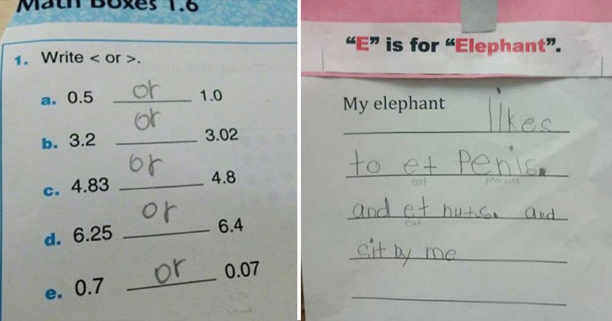 funny answers.jpg?resize=412,275 - These 9 Funny Test Answers By Children Will Give You A Laughter Therapy