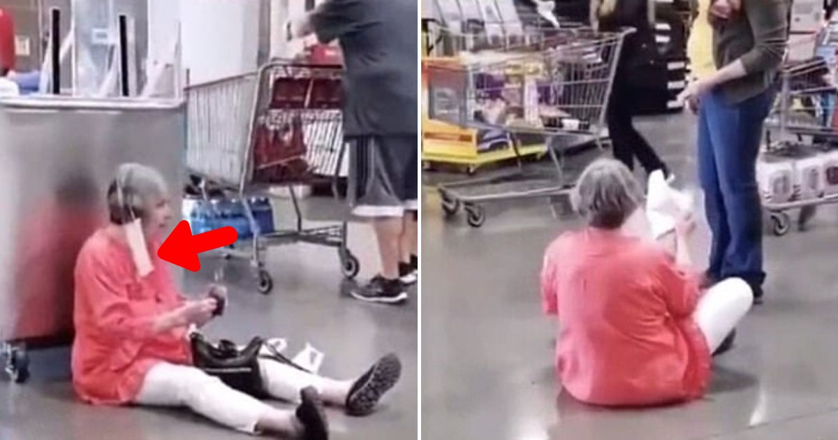 mask5.png?resize=1200,630 - Woman Throws Tantrum And Sits On Costco Floor After She Was Denied Service For Not Wearing A Face Mask