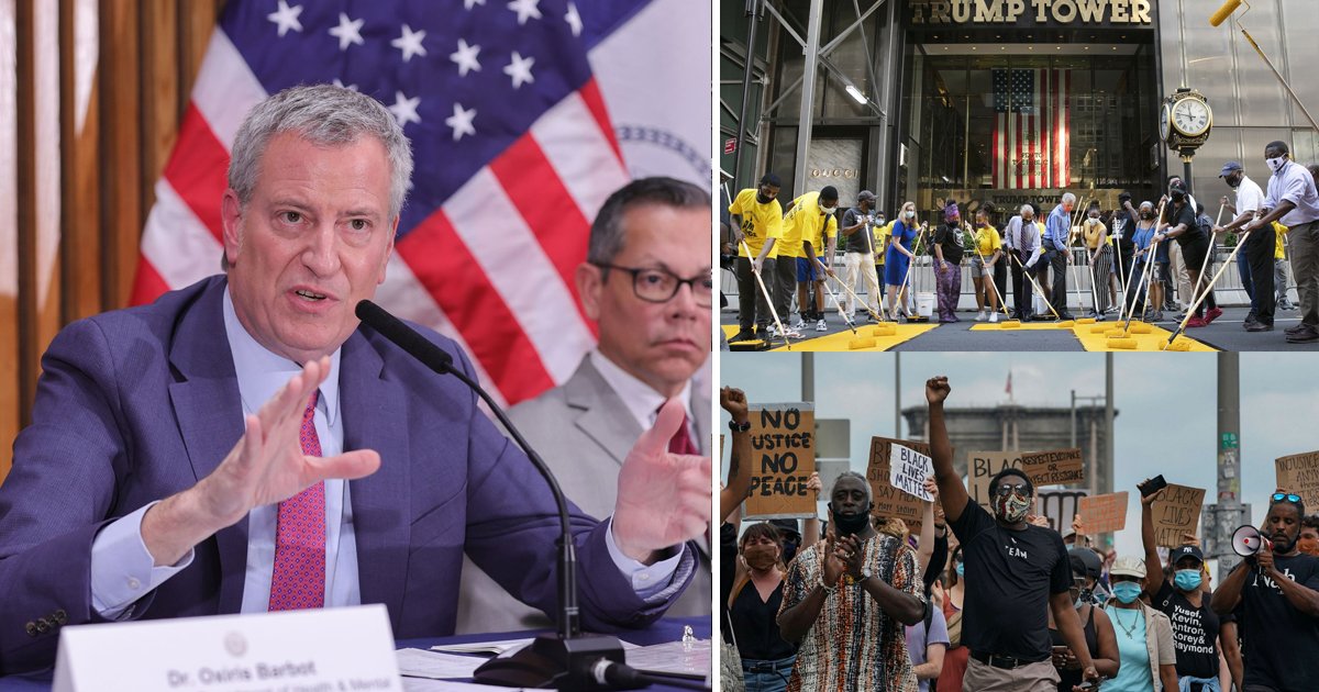 nyc mayor.jpg?resize=412,232 - NYC‌ ‌Mayor‌ ‌Bans‌ ‌All‌ ‌Public‌ ‌Gatherings‌ ‌Till‌ ‌October‌ ‌Except‌ ‌"Black Lives Matter"‌ ‌Protests‌ ‌