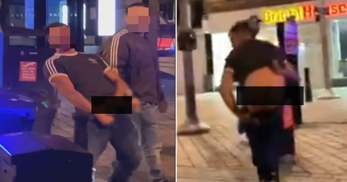 pervert penis.jpg?resize=412,275 - Grim Footage Of Scottish Creeps Abusing And Flashing Teen Girls Goes Viral   