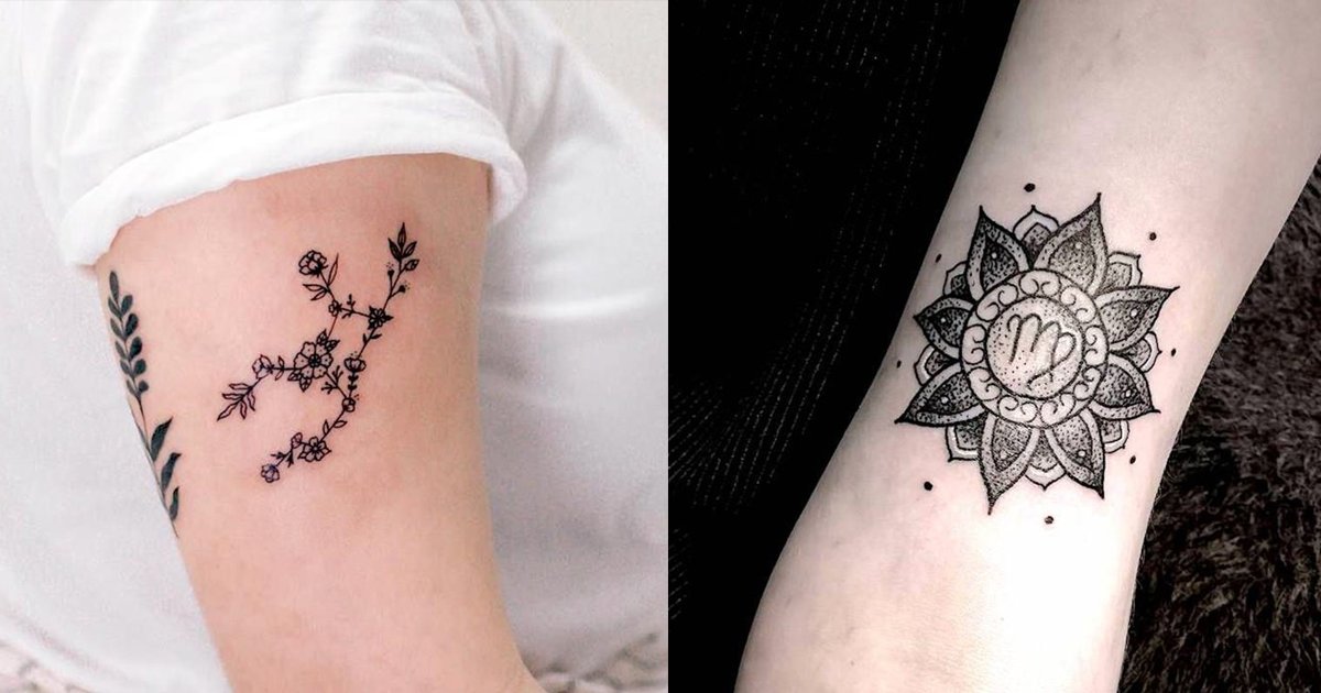 tattoos for virgo.jpg?resize=412,275 - 10 Of The Best & Versatile Tattoos For Virgos You Must See