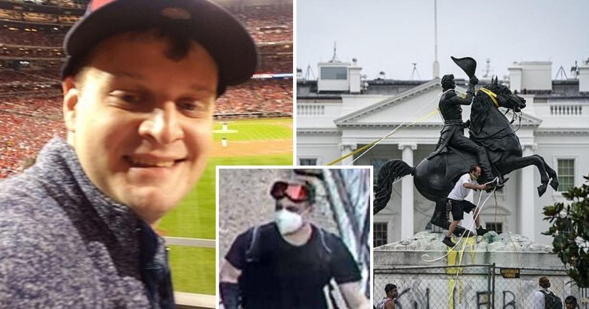 untitled design 2 2.jpg?resize=412,275 - Feds Arrested The ‘Ringleader’ Behind The Attack On Andrew Jackson Statue Outside White House