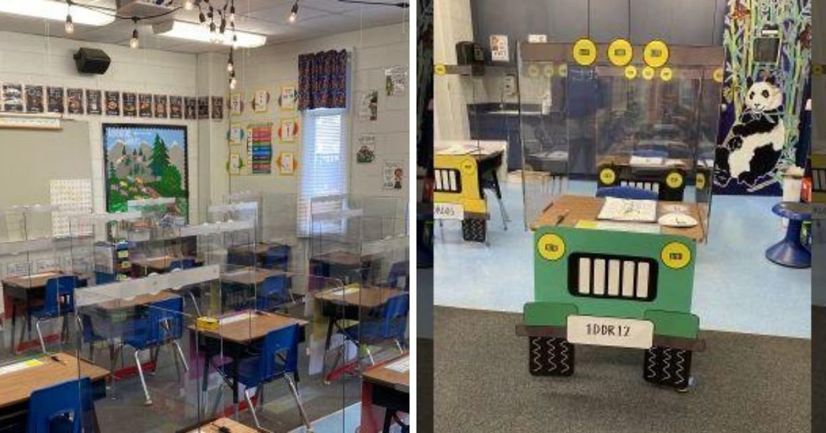 1 170.jpg?resize=412,232 - Two Teachers Turned Their Student’s Desks Into Little Jeeps To Make Social Distancing Less Scary