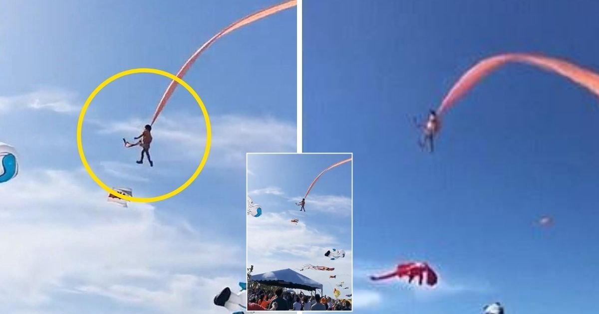 1 249.jpg?resize=412,232 - Niña De 3 Años Es Arrastrada 30 Metros En El Aire Por Una Cometa Gigante En Un Festival