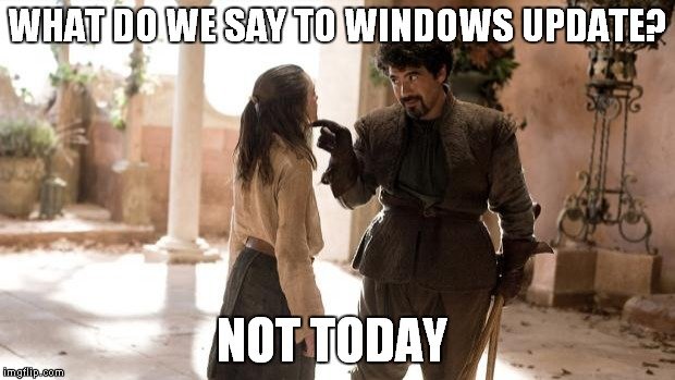 not today meme game of thrones
