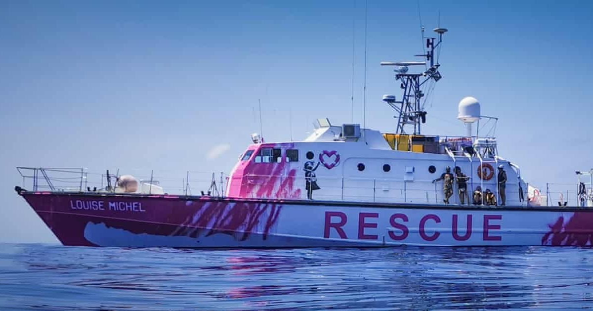 3311 e1598631508440.jpg?resize=412,232 - Banksy finance un bateau de sauvetage de réfugiés en Méditerranée