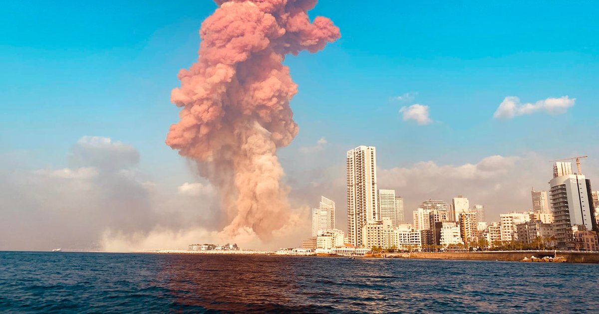 beyrouth.png?resize=412,232 - Un homme projeté en mer lors des explosions de Beyrouth a été retrouvé en vie