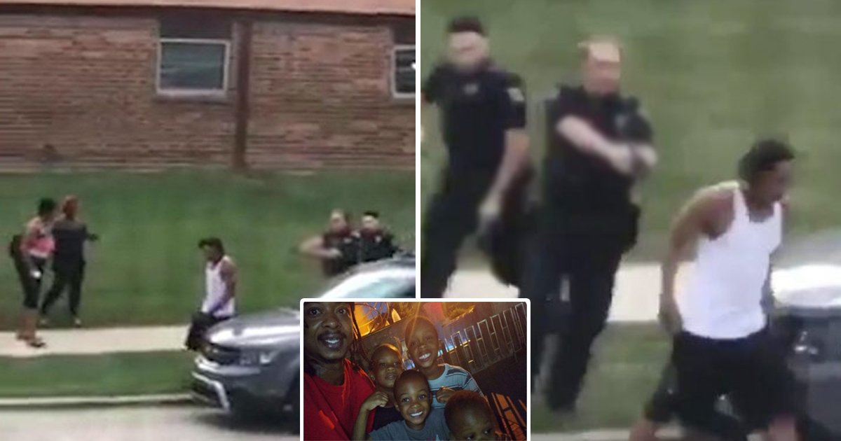 black man.jpg?resize=412,232 - Wisconsin Cops Put On Leave After Shooting Black Man 7 Times In The Back