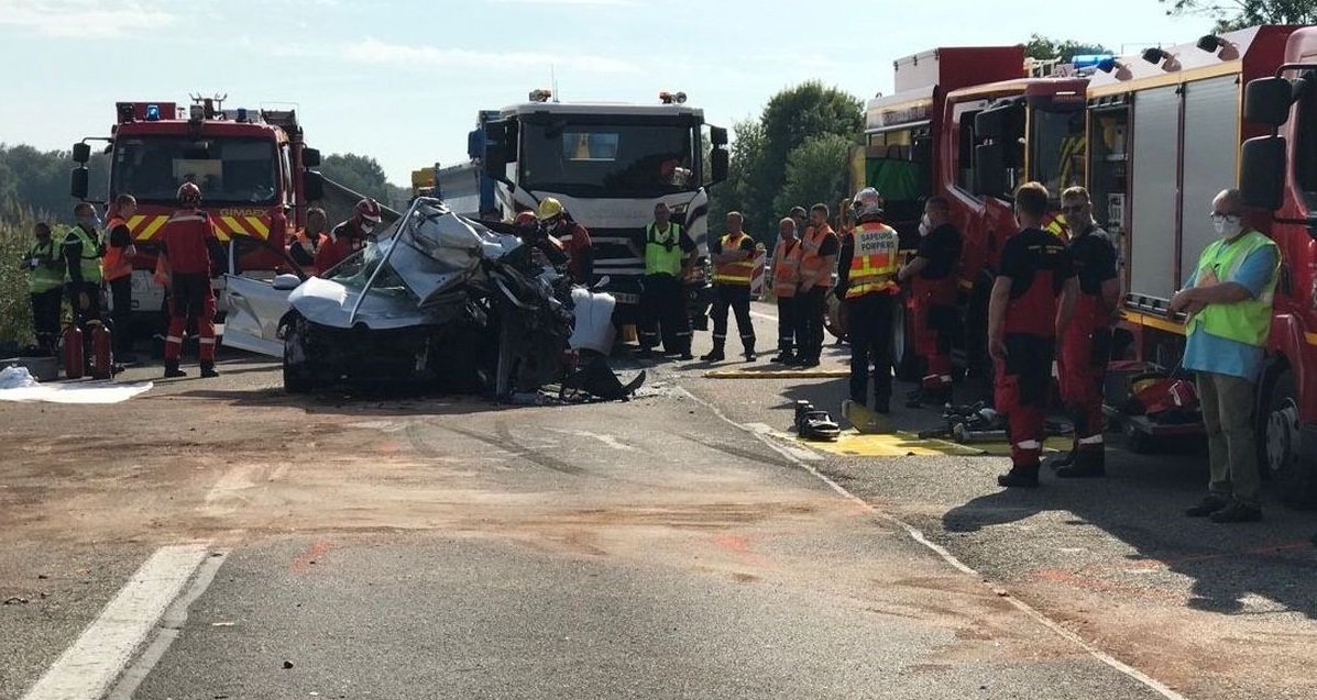 carambolage.jpg?resize=412,275 - Strasbourg: un carambolage sur l'A35 a fait un mort et dix blessés