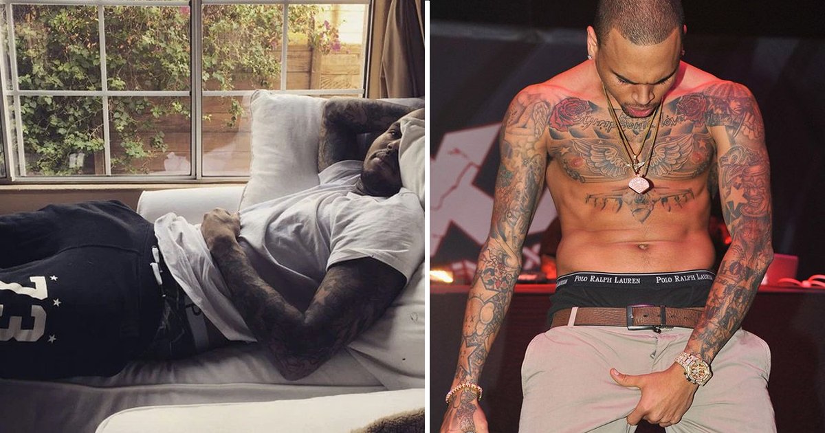 chris brown.jpg?resize=412,275 - Here's The Real Reason Why Chris Brown's Penis Keeps Popping Up