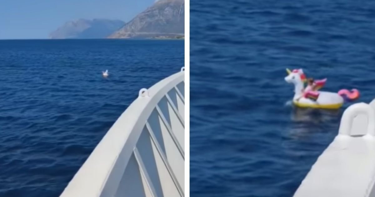 diseno sin titulo 1 2.jpg?resize=412,232 - Un Ferry Encuentra A Una Niña De 4 Años A La Deriva En El Mar En Un Flotador De Unicornio