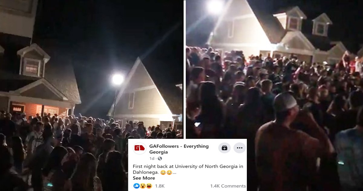 georgia.jpg?resize=1200,630 - Hundreds of Georgia University Students Seen Partying Off-Campus Ignoring COVID-19 Guidelines