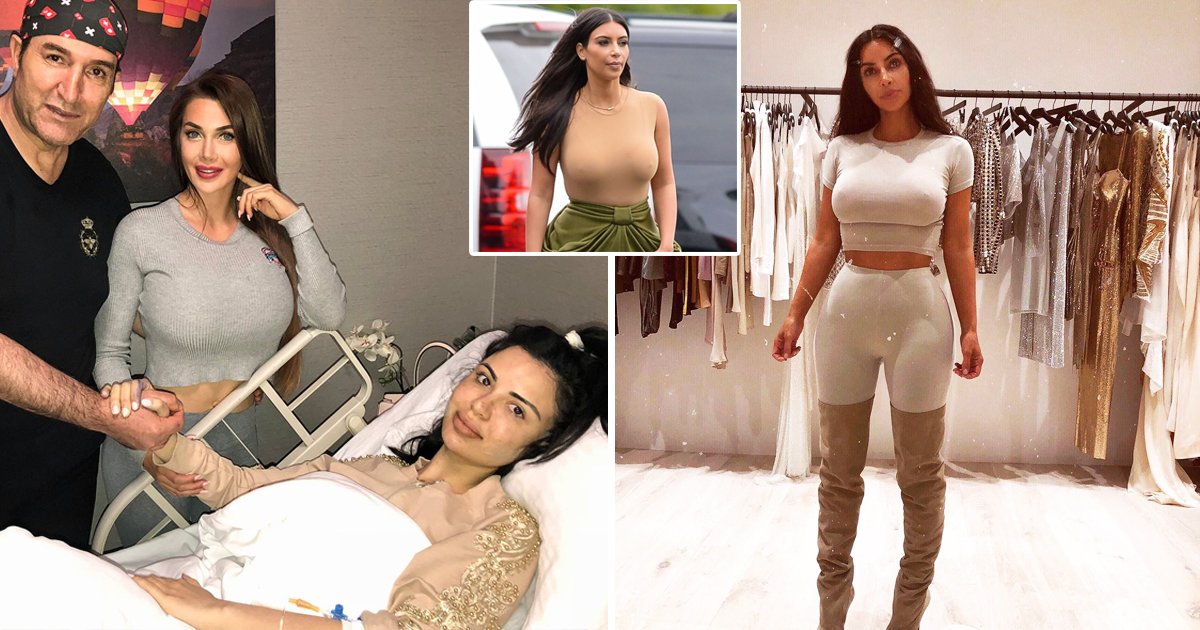kim kardashian.jpg?resize=1200,630 - Plastic Surgery Addict Spends $0.5 Million On Ribs Removal Plus 20 More Surgeries To Look Like Kim Kardashian