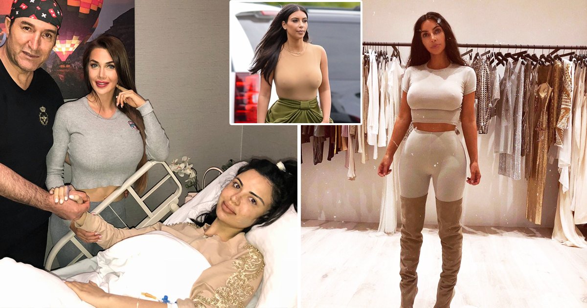 kim kardashian.jpg?resize=412,275 - Plastic Surgery Addict Spends $0.5 Million On Ribs Removal Plus 20 More Surgeries To Look Like Kim Kardashian