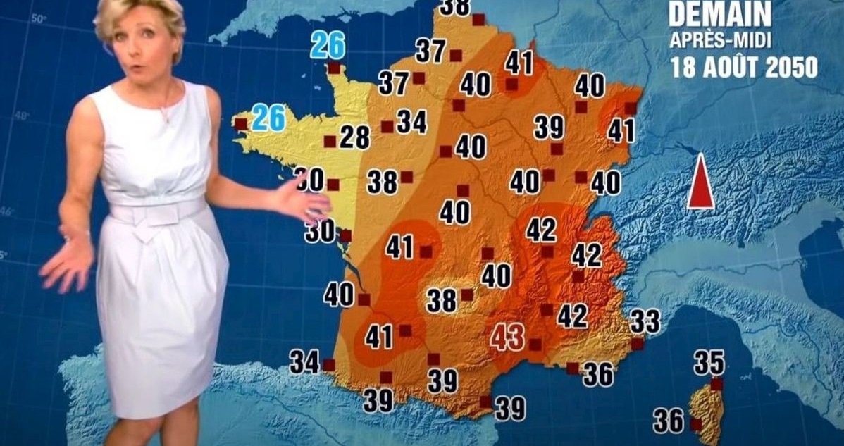 meo.jpg?resize=412,232 - Le faux bulletin météo d'Evelyne Dhéliat est devenu réalité plus tôt que prévu