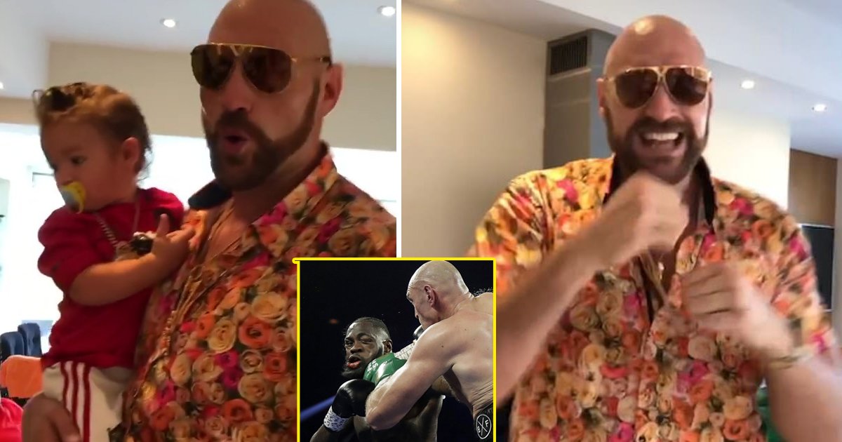 racist tyson.jpg?resize=1200,630 - Boxer Tyson Fury Sparks Outrage After Using Racist Slur During Singalong With Kids