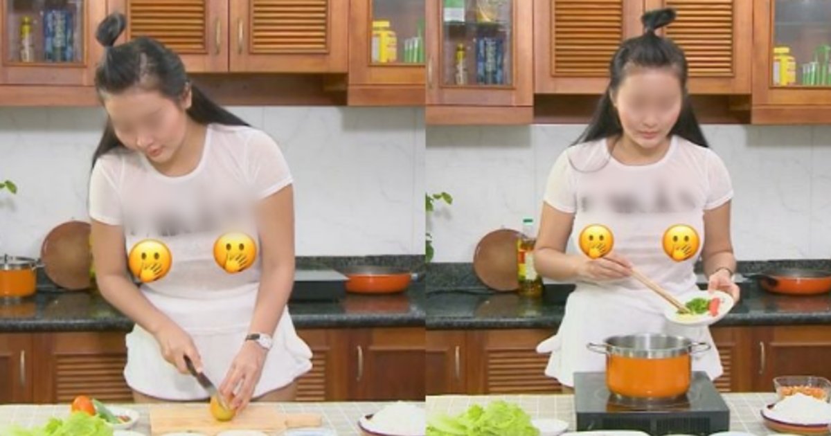 ryouri 1.png?resize=1200,630 - 料理の紹介をする女性Youtuber、下着をつけないまま出演し爆発的な人気を誇っている？