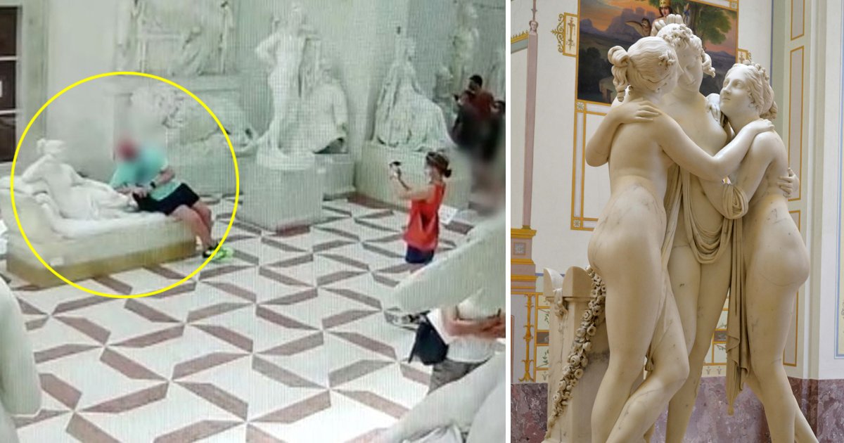 selfie.jpg?resize=412,232 - Selfie Goes Wrong As Tourist Snaps Toes Off 200 Year Old Italian Museum Sculpture