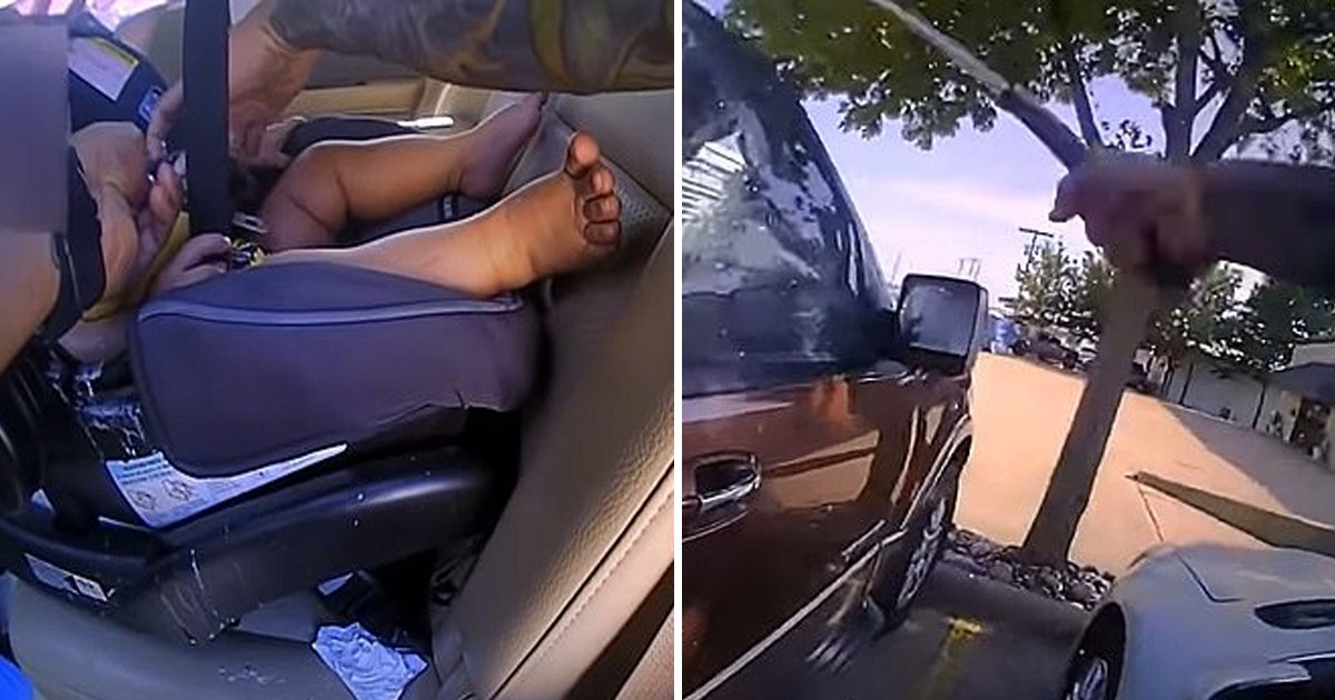 texas.jpg?resize=1200,630 - Texas Cops Smash Windows To Pull Abandoned Baby From Scorching 90 Degree SUV