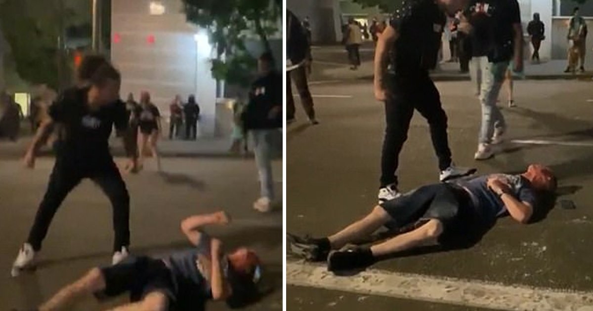 truck driver 1.jpg?fit=1024%2C538&ssl=1&strip=all - Driver Pulled From His Truck And Beaten Unconscious By Black Lives Matter Protesters