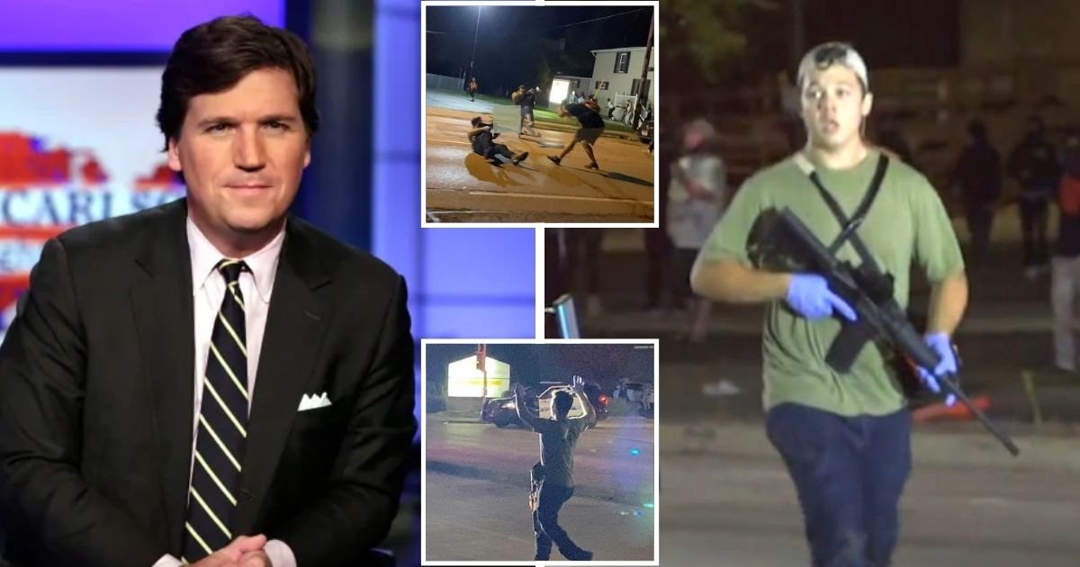 tucker5.jpg?resize=412,275 - Fox News Host Accused Of 'Justifying Murder' By Claiming 17-Year-Old Gunman Was 'Maintaining Order When No One Else Would'