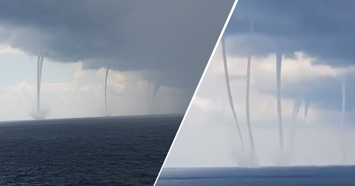untitled 1dff.jpg?resize=412,232 - Footage Showing Six Massive Swirling Waterspouts Captured Off The Louisiana Coast In The Gulf Of Mexico