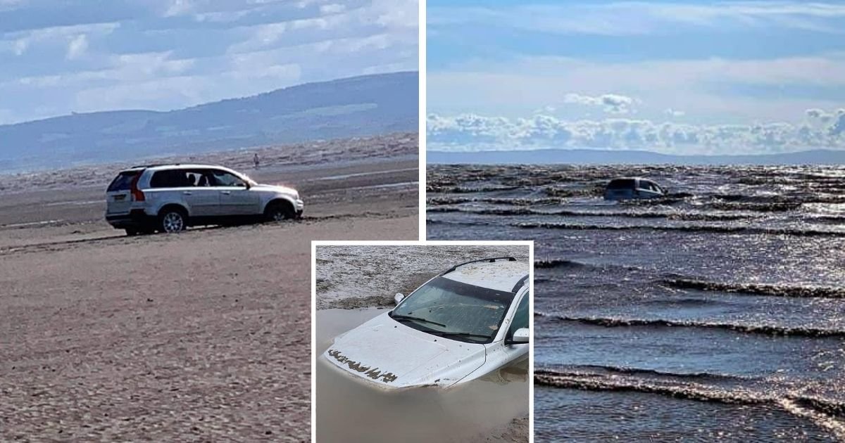 untitled design 1 4.jpg?resize=412,232 - Car Swallowed By Sea After Couple Wanted To 'Get Closer' To The Water