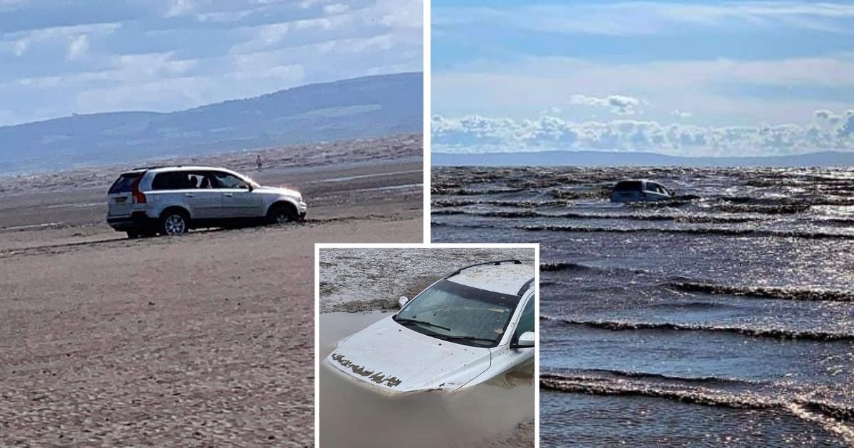 untitled design 1 4.jpg?resize=412,275 - Car Swallowed By Sea After Couple Wanted To 'Get Closer' To The Water