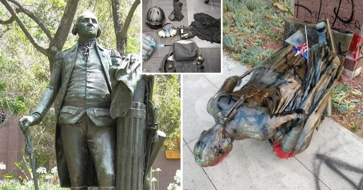 untitled design 22.jpg?resize=412,275 - Six BLM Protesters Arrested And Named After Tearing Down George Washington Statue