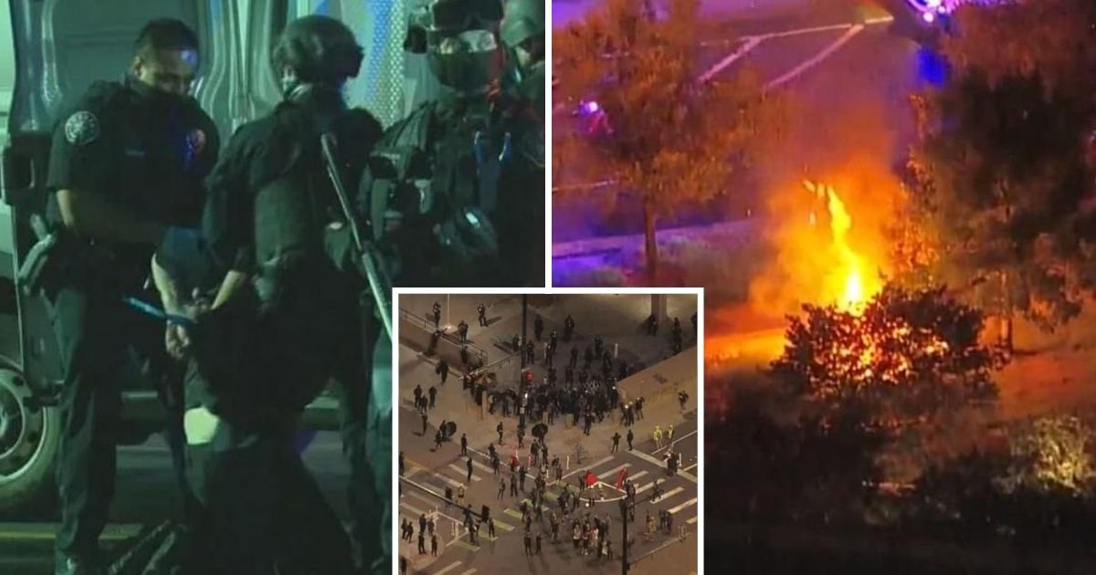 untitled design 3 15.jpg?resize=412,232 - 'Anarchy' As Rioters Armed With Guns And Explosives Besiege Police HQ
