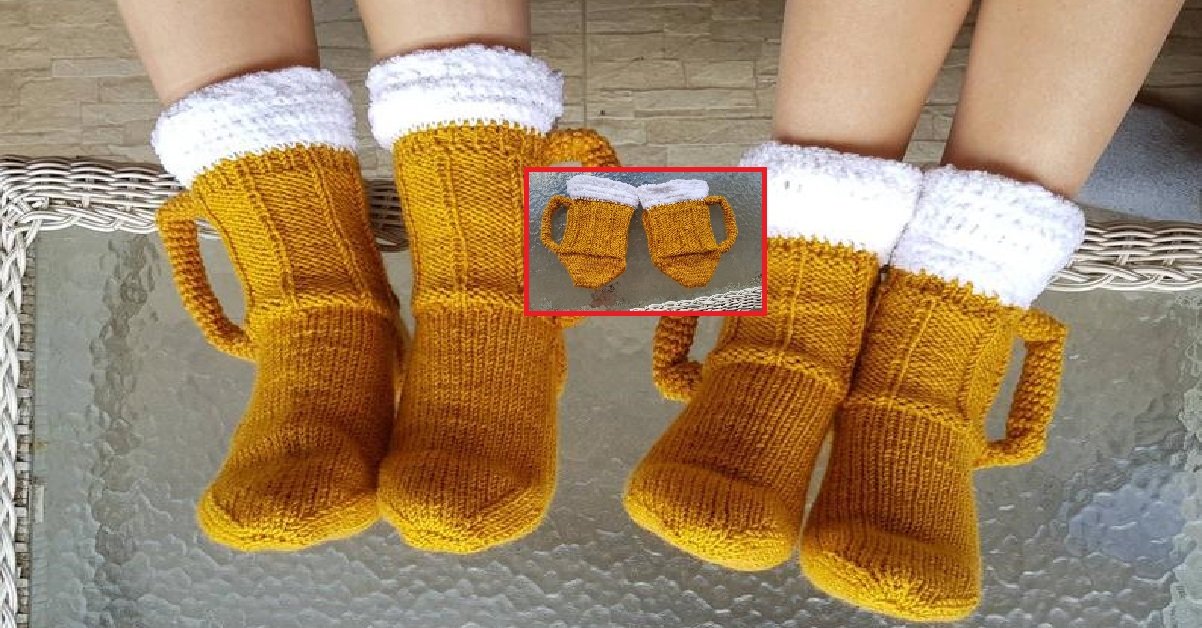 1 160.jpg?resize=412,275 - On a déniché pour vous: la paire de chaussettes "chopes de bière" pour trinquer avec les pieds