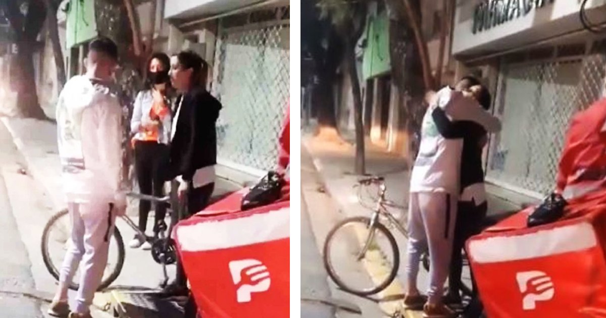 1 169.jpg?resize=412,275 - Roban Bicicleta A Repartidor De Comida Y Su Clienta Le Regala La Suya Para Que Pueda Seguir Trabajando