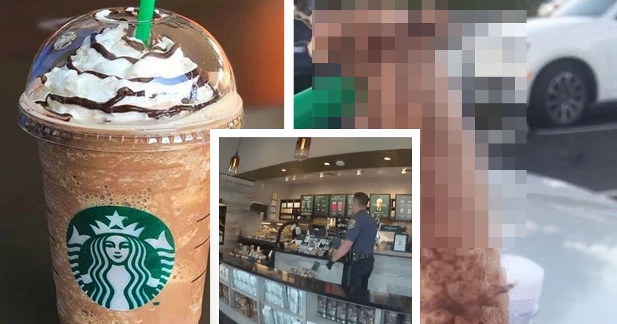 1 98.jpg?resize=412,232 - Policía Encuentra Un 'Tampón' En Su Frappuccino Después De Que Ya Había Bebido La Mitad