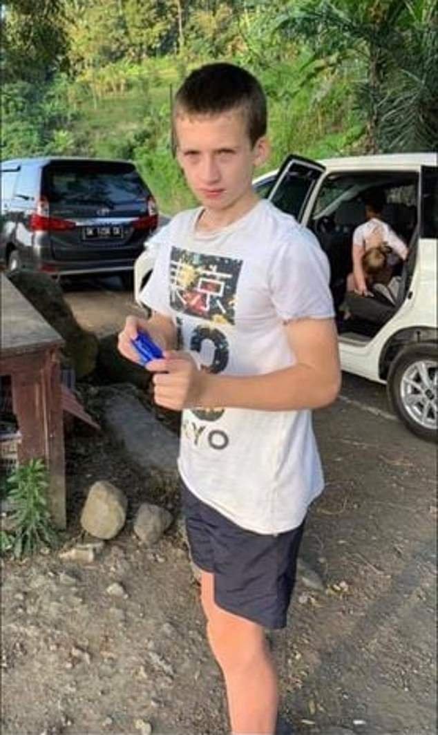 William Wall (Pictured), 14, was found dead at Yarra Junction, Melbourne on Wednesday, 32 hours after going missing on his daily jog on Tuesday