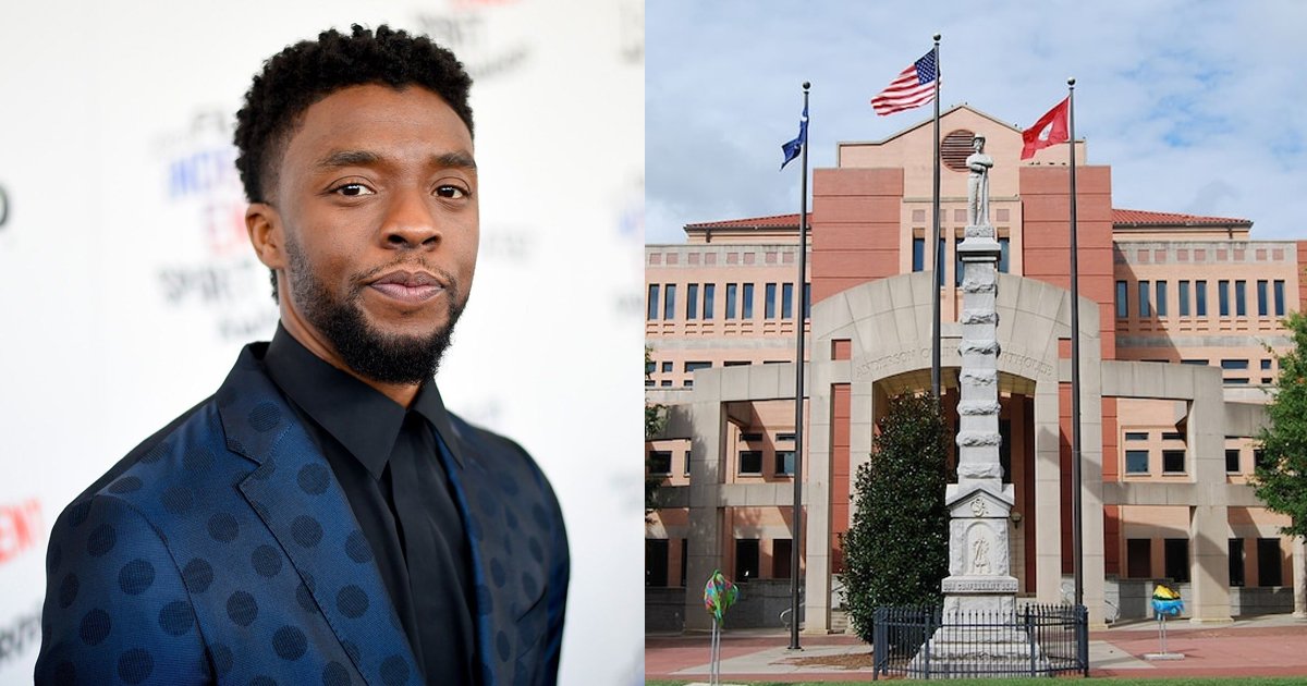 black panther.jpg?resize=1200,630 - Fans Sign Petition To Replace Confederate Memorial With Chadwick Boseman's Statue