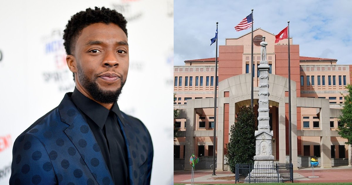 black panther.jpg?resize=412,275 - Fans Sign Petition To Replace Confederate Memorial With Chadwick Boseman's Statue