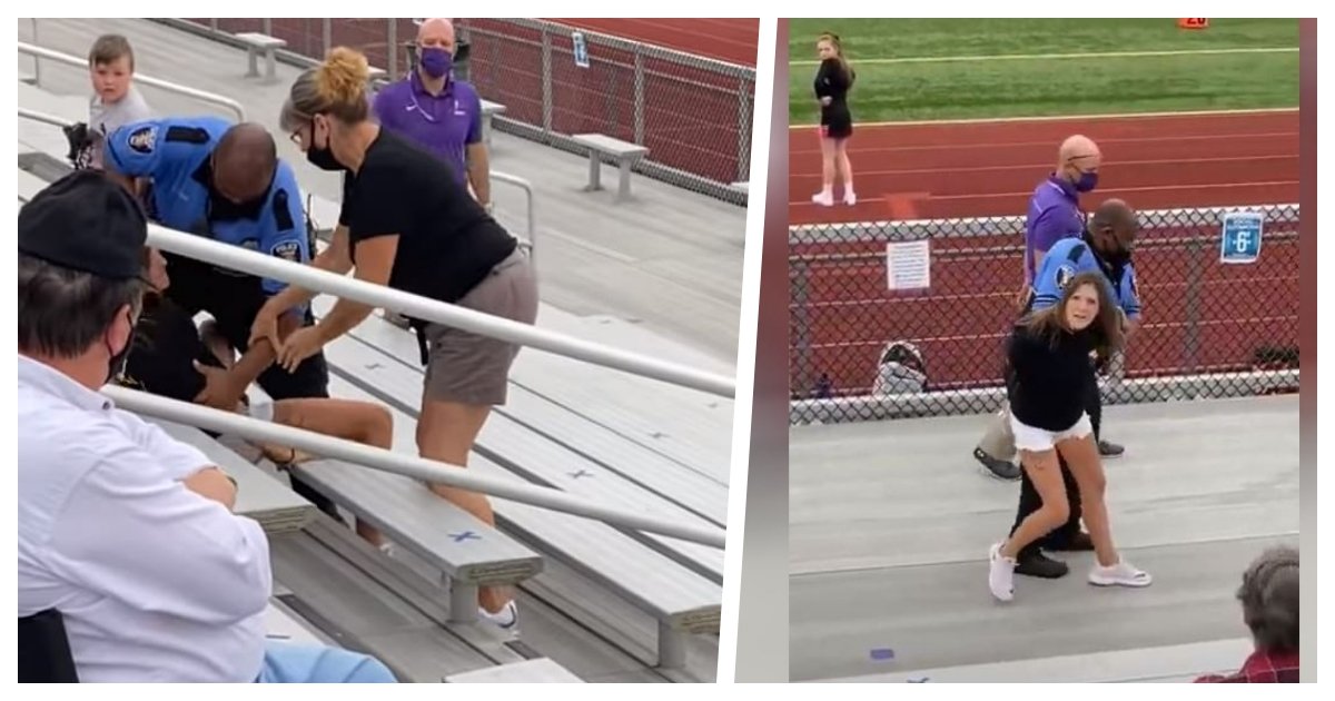 collage 65.jpg?resize=412,232 - Police Tase A Woman For Not Wearing A Mask During A Middle School Football Game