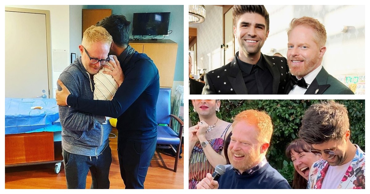 collage 73.jpg?resize=1200,630 - Modern Family Star Jesse Tyler Ferguson And His Husband Become Fathers After 7-Years