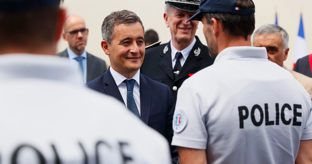 darmanin.png?resize=412,232 - Gérald Darmanin veut interdire les médias de diffuser le visage des policiers non flouté